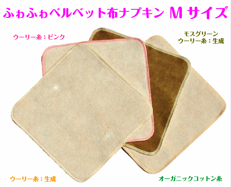 ☆40％OFF　布ナプキン【Mサイズ　２枚】