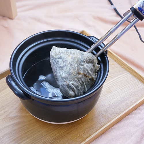 カレンデュラハーブ蒸しセット（マント・緑）