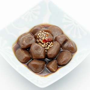 こんにゃくの甘辛煮（はちみつ入り）